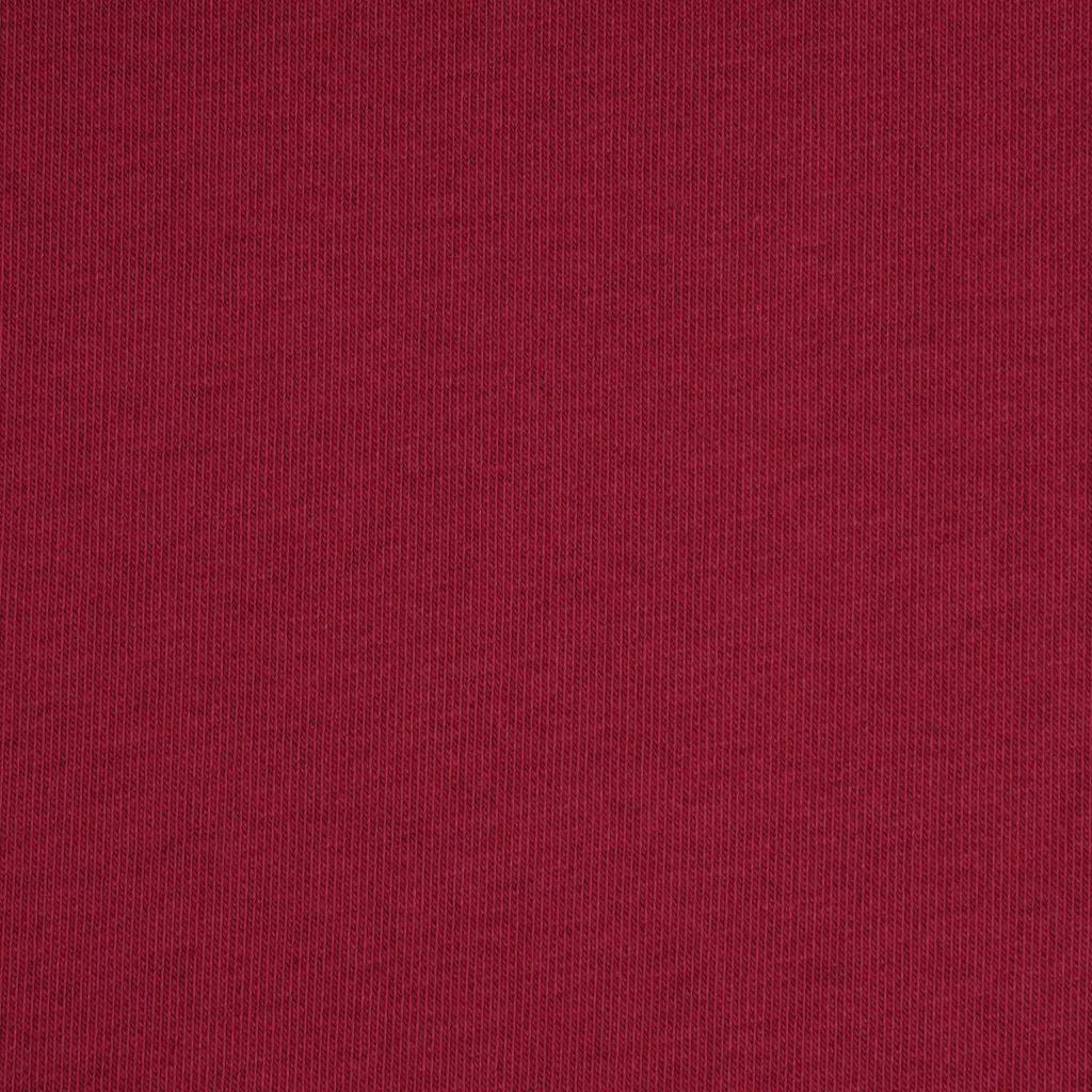Heavy Sweat Stoff 70% CO uni dunkelrot